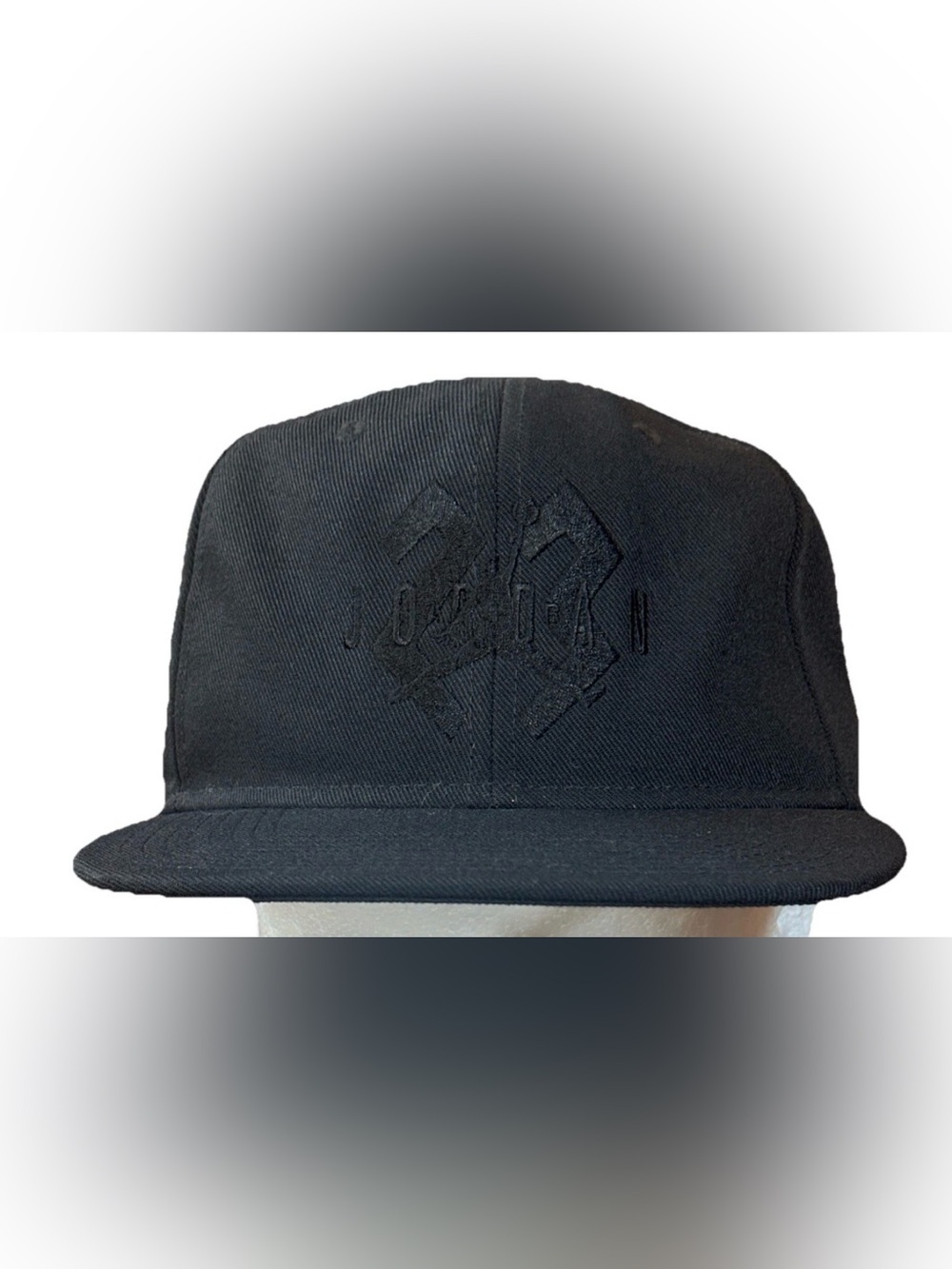 Rare HTF Authentic Nike Blackout Air Jordan 23 Jumpman Hat Snapback Black OSFA
